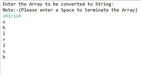 How convert an Array to String ?
